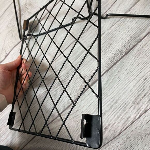 Locker shelf metal collapsible frame black 10”x11” - Picture 2 of 9